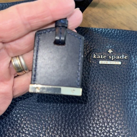 Kate Spade Navy and Cream Satchel - Picture 7 of 15
